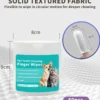 Pet cleaning products Disposable finger toothbrush Pet teeth cleaning finger covers wet wipes  Dog and cat oral cleaning