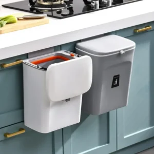 S4c9d7c6c66a14ba282202cfafcf80667F.webp 7/9L Wall Mounted Trash Can Household Galley Waste Bin Hanging Bathroom Trash Can With Lid Food Garbage Bin Kitchen Accessories