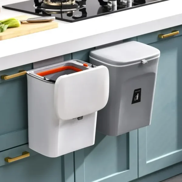 S4c9d7c6c66a14ba282202cfafcf80667F.webp 7/9L Wall Mounted Trash Can Household Galley Waste Bin Hanging Bathroom Trash Can With Lid Food Garbage Bin Kitchen Accessories