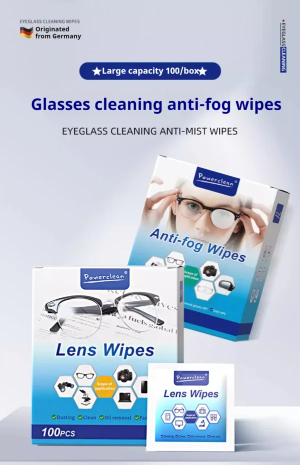 S5064ffbacc3f473cb3c0493e78327022x.webp 100pcs Eyeglasses Polishing Cleaner Lens Wipes Microfiber Glasses Cleaning Cloth Disposable Wet Tissue Wipes German Standards