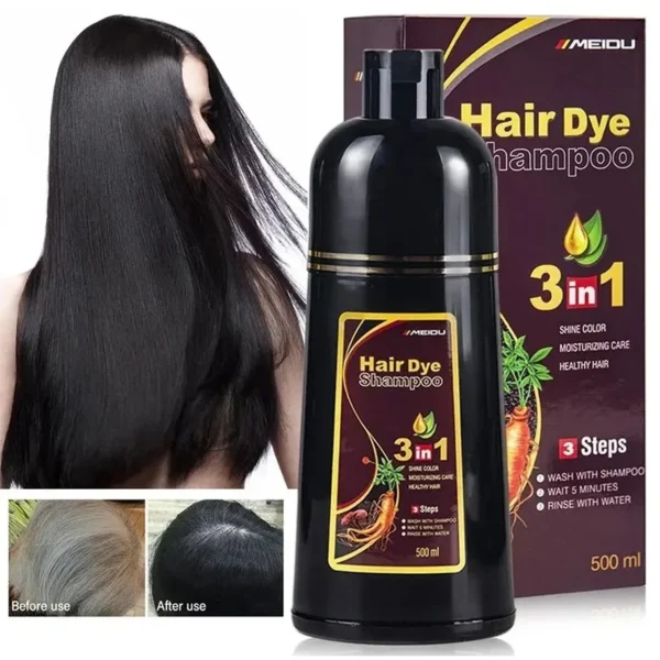 S512a8c522717427a8e39b24b89d95c29x.webp Meidu 3 In 1 Instant Coloring Shampoo Natural Black Color for Men Women Hair Dye Herbal Brown Purple Hair Dye Hair Dye Shampoo