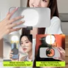 Phone Magnetic Beauty Selfie Light Live Stream Handheld Fill Light with Makeup Mirror Portable Outdoor LED Fill Light