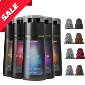 S53822efb89ca4eeb8ce278e71b818772W.webp Hair Dye Shampoo For Gray Hair For Women Men Natural Hair Dye Kit Semi Permanent Hair Dye Shampoo Black Brown Purple 200ml