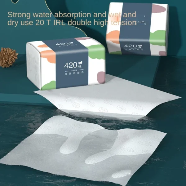 S561abe9a80384208ac5813cbffcc939be.webp 10 Packs Wholesale Eco Friendly Portable No Fluorescent Virgin Wooden Pulp Tissue Soft Comfortable 5 Ply Facial Tissue Paper