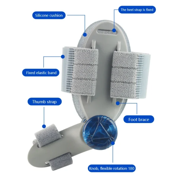 S5829356e3e8b43bc967e8a14a130ae7ft.webp Unisex Bunion Corrector Foot Hallux Valgus Braces Rotatable Toe Separator Straightener Adjustable Pedicure Finger Toe Corrector