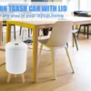 S5edbea96f31c4ecd813e9d6a0251c402L.webp Automatic Trash Can with Lid, Small Plastic Smart Trash Can, Motion Sensor Trash Can for Bedroom, Bathroom, Kitchen, Office