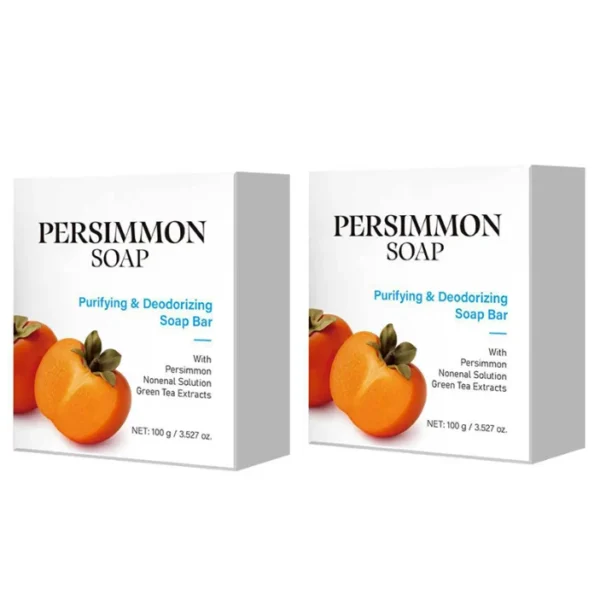 Japanese Persimmon Soap Brand Natural Gentle Cleansing Body Deodorant Soap Suitable For All Skin Types Moisturizing Cleans Soap