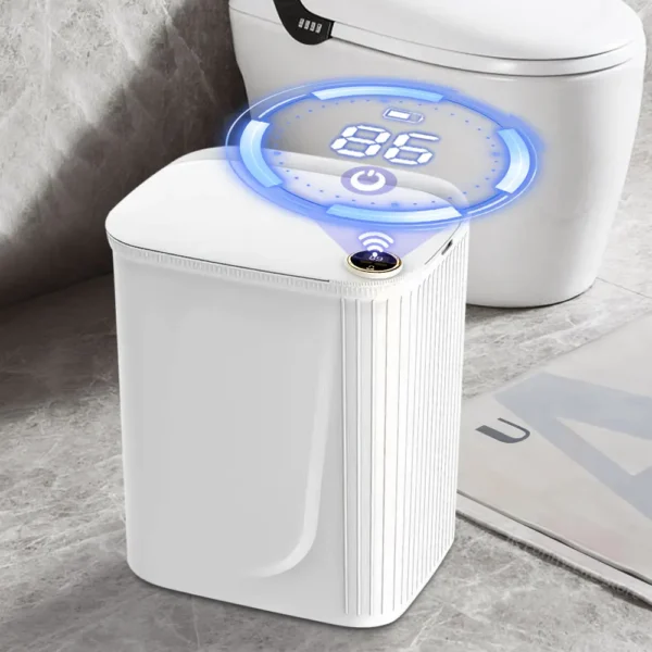 S6370dc2e5589486398a06fd2c5dc45f3E.webp 20L Smart Sensor Trash Can With Display Type-C Recharging Automatic Wastebin For Bathroom Kitchen Toilet Wastebasket Smart home