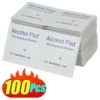 S639f3c86ef6d43ba8e6bc29fdd9353daT.webp 10/100Pcs Disposable Alcohol Cotton Pads Disinfectant Wipe Alcohol Tablets Home Outdoor Cleaning Care Tools 75% Alcohol Wet Wipe