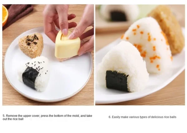 S67d41a5169814f47a3cc4287d29be2e4Q.webp Onigiri Mold Home Kitchen Food Utensils for Kitchen 1-2PCS Kit Sushi Press Convenient Japan DIY Bento Accessories Rice Balls New