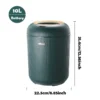 S6ab08d8a98584b3193ab0200eeb27220X.webp Automatic Trash Can with Lid, Small Plastic Smart Trash Can, Motion Sensor Trash Can for Bedroom, Bathroom, Kitchen, Office