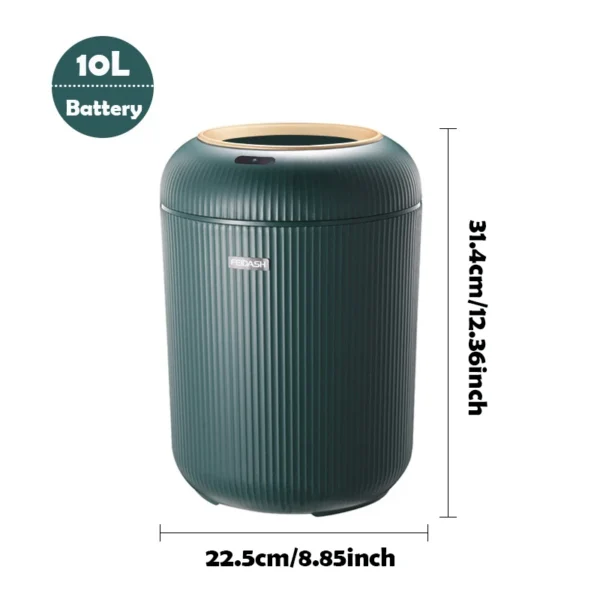 S6ab08d8a98584b3193ab0200eeb27220X.webp Automatic Trash Can with Lid, Small Plastic Smart Trash Can, Motion Sensor Trash Can for Bedroom, Bathroom, Kitchen, Office