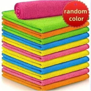 S6ab620dce9714a4a9bebf490b810cddeb.webp 1/3/5/10Pcs Microfiber Cleaning Cloth Set Multi-color Soft Quick-drying Absorbent for Kitchen Bathroom Hotel Home Cleaning