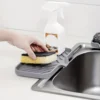 S6becb267d75c4b00a5129435b753bda9j.webp Sink Silicone Tray With Drain Soap Sponge Storage Holder Countertop Sink Scrubber Brush Soap Storage Rack Kitchen Organizer