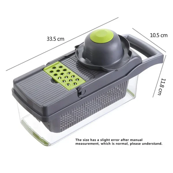 S6eb389ea2a084cbc8d42d619136fc76fI.webp Vegetable Cutter Multifunctional Slicer Fruit Potato Peeler Carrot Grater Kitchen accessories basket vegetable slicer