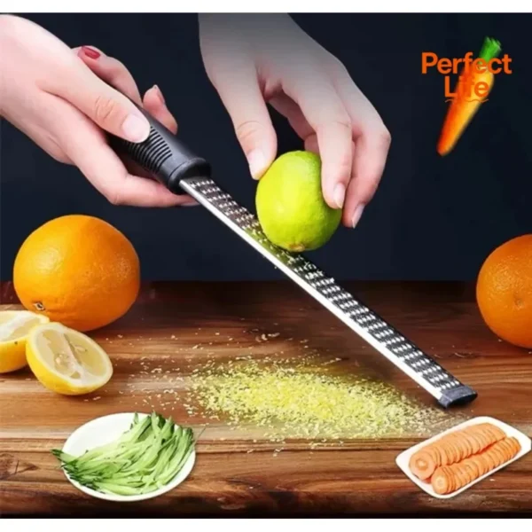 FAIS DU High Quality Stainless Steel Peel Lemon Cheese Vegetable Manual Grater Peeler Sharp Blade Choppable Cheese Kitchens Tool