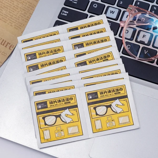 S70501513800d4b63a4b49b452450a89ci.webp 10/500pcs Anti Fog Cleaning Wet Wipes Disposable Glasses Phone Lens Screen Wipes Non Scratch Optical Cloth Individually Wrapped