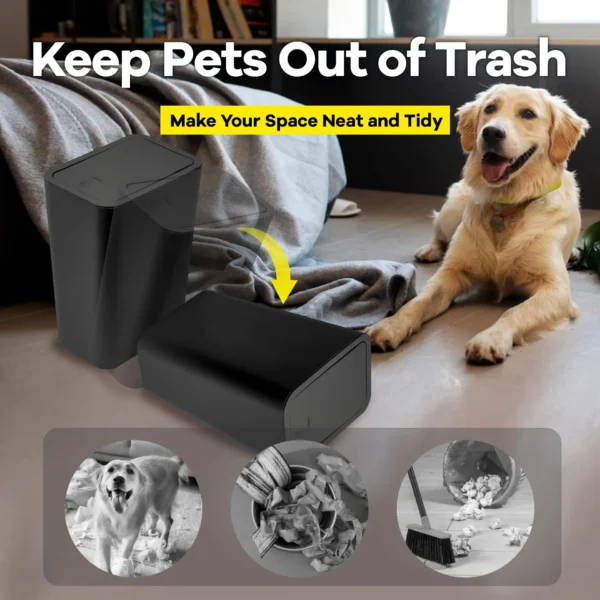 S7110b6b0e80c404ab5563ee5642ffe8bh.webp Bathroom Trash Can-10L Small Garbage Can with Press Top Lid for Toilet,Bedroom,Living Room – Plastic Wastebasket with Pop-up Lid