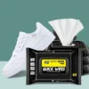 12/30/80pcs Disposable Shoe Wipes Portable Shoe Cleaners Travel Sneaker Wet Wipes Quick Cleaning White Shoes Artifact Polishing