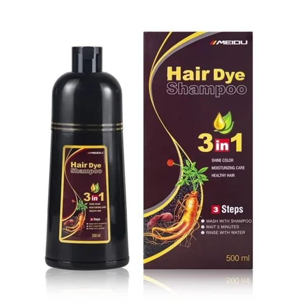S72155067157e472f9ea7905fe03fd733y.webp Meidu 3 In 1 Instant Coloring Shampoo Natural Black Color for Men Women Hair Dye Herbal Brown Purple Hair Dye Hair Dye Shampoo