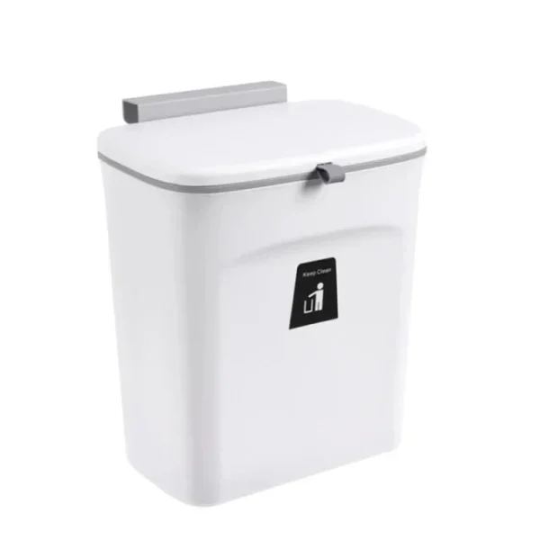 S723f272c79ec4931a7d7c017c08d3466f.webp 7/9L Wall Mounted Trash Can Household Galley Waste Bin Hanging Bathroom Trash Can With Lid Food Garbage Bin Kitchen Accessories