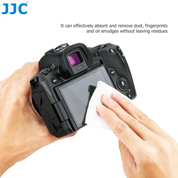 JJC 110Pcs Lens Cleaning Wipes Moistened Individually Wipes Pre-moistened Lens Cleaning for Glasses Camera Lens Phone Screen
