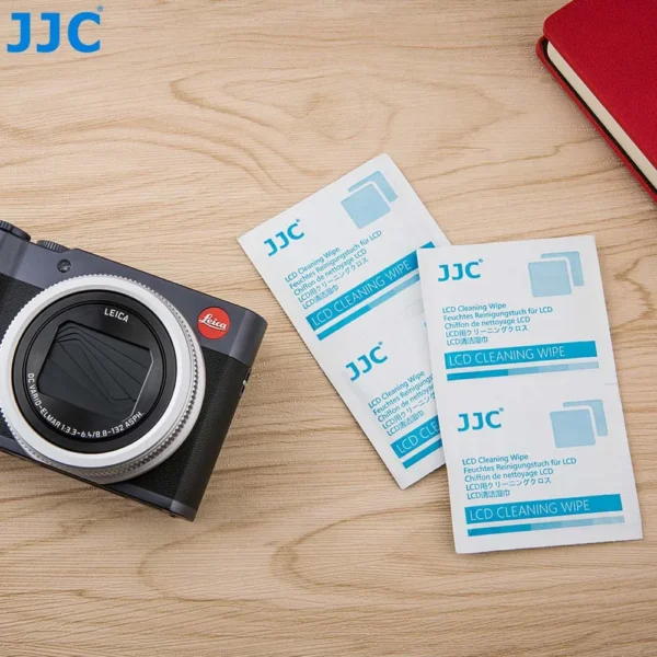 JJC 110Pcs Lens Cleaning Wipes Moistened Individually Wipes Pre-moistened Lens Cleaning for Glasses Camera Lens Phone Screen