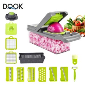 S82d106fa2d6e49339ba8564e056adeebg.webp Vegetable Cutter Multifunctional Slicer Fruit Potato Peeler Carrot Grater Kitchen accessories basket vegetable slicer