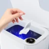 S855b86e42c924abcab5c8960a6cec55dT.webp 20L Smart Sensor Trash Can With Display Type-C Recharging Automatic Wastebin For Bathroom Kitchen Toilet Wastebasket Smart home