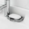 S8802af0a63654656a1b8516e72794575O.webp Sink Silicone Tray With Drain Soap Sponge Storage Holder Countertop Sink Scrubber Brush Soap Storage Rack Kitchen Organizer