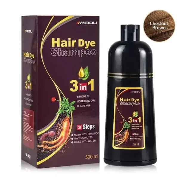 S8815b910d3dd4bb8a8ad7aa0e3255981b.webp Meidu 3 In 1 Instant Coloring Shampoo Natural Black Color for Men Women Hair Dye Herbal Brown Purple Hair Dye Hair Dye Shampoo