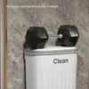 12/16L Press Type Wall Mounted Trash Can For Bathroom Toilet Garbage Bucket With Lid Kitchen Recycling Bin Hanging Wastebasket