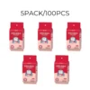 20pcs Clothing Stain Removal Wet Wipes Multi Functional Non Washing And Stain Removing Wet Wipes For Down Cotton Leather Jacket