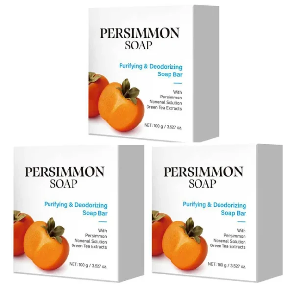 Japanese Persimmon Soap Brand Natural Gentle Cleansing Body Deodorant Soap Suitable For All Skin Types Moisturizing Cleans Soap