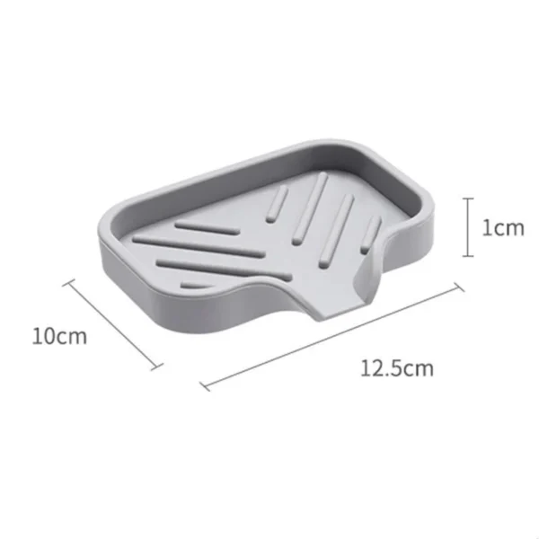 S94e87504484149daadf4f9eec327c88f6.webp Sink Silicone Tray With Drain Soap Sponge Storage Holder Countertop Sink Scrubber Brush Soap Storage Rack Kitchen Organizer