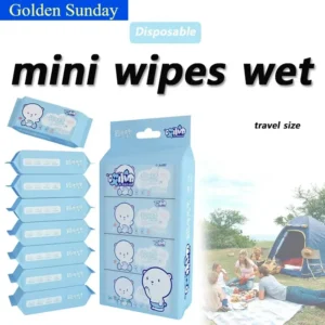 S986baeef532344eeb1f66e2b6a6c7cdaX.webp 64pcs Disposable Mini Hand Wipes/Portable Travel Size Special Extraction Hand and Mouth Cleaning Wipes Fo Home School Supplies