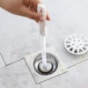 1Pcs Pipe Dredging Brush Flexible Bathroom Hair Sewer Sink Cleaning Brush Bendable for Home Kitchen Sink Bathroom Hair Sewer