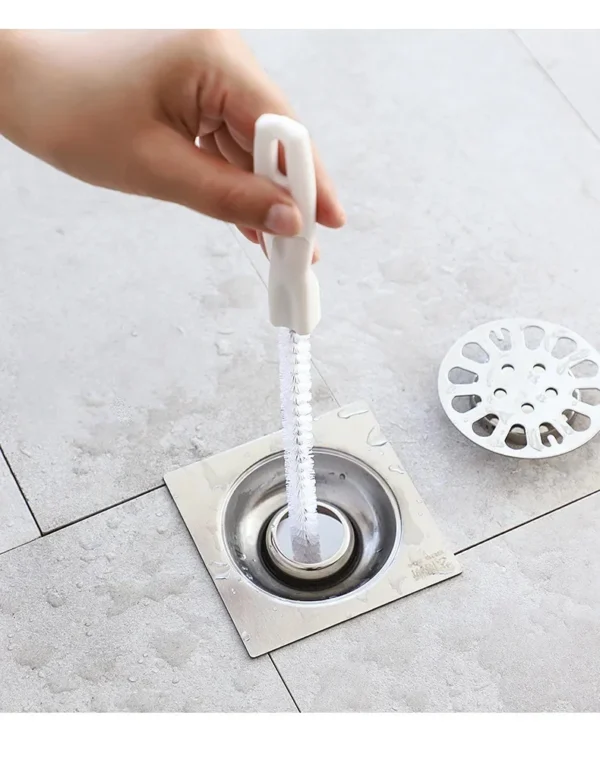 1Pcs Pipe Dredging Brush Flexible Bathroom Hair Sewer Sink Cleaning Brush Bendable for Home Kitchen Sink Bathroom Hair Sewer