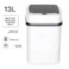13L Smart Sensor Trash Can Fully Automatic Waterproof for Kitchen Living Room Household Bathroom Toilet Garbage Bin