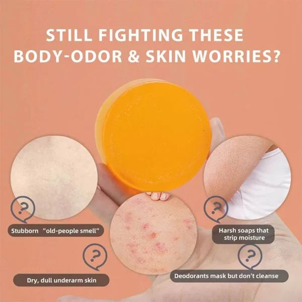 Japanese Persimmon Soap Brand Natural Gentle Cleansing Body Deodorant Soap Suitable For All Skin Types Moisturizing Cleans Soap
