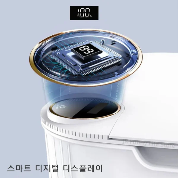 Sa52e92ce79724c9da3e5b5c88b93df43v.webp 20L Smart Sensor Trash Can With Display Type-C Recharging Automatic Wastebin For Bathroom Kitchen Toilet Wastebasket Smart home