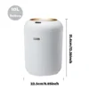 Sa56d118cc98c49c5bd5d42324188c0c5q.webp Automatic Trash Can with Lid, Small Plastic Smart Trash Can, Motion Sensor Trash Can for Bedroom, Bathroom, Kitchen, Office