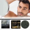 Hair Shampoo Soap Polygonum Multiflorum Black Soap White Hair Repair Soap Hair Care Set Nourishing Anti Dandruff Hair Dye Soap