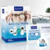 Saa6e09d1c0b545f0aed9fa4786b651ffC.webp 100Pcs/Box Glasses Cleaner Wet Wipe Disposable Anti Fog Misting Dust Remover Cleaning Lens Wipes Sunglasses Phone Screen