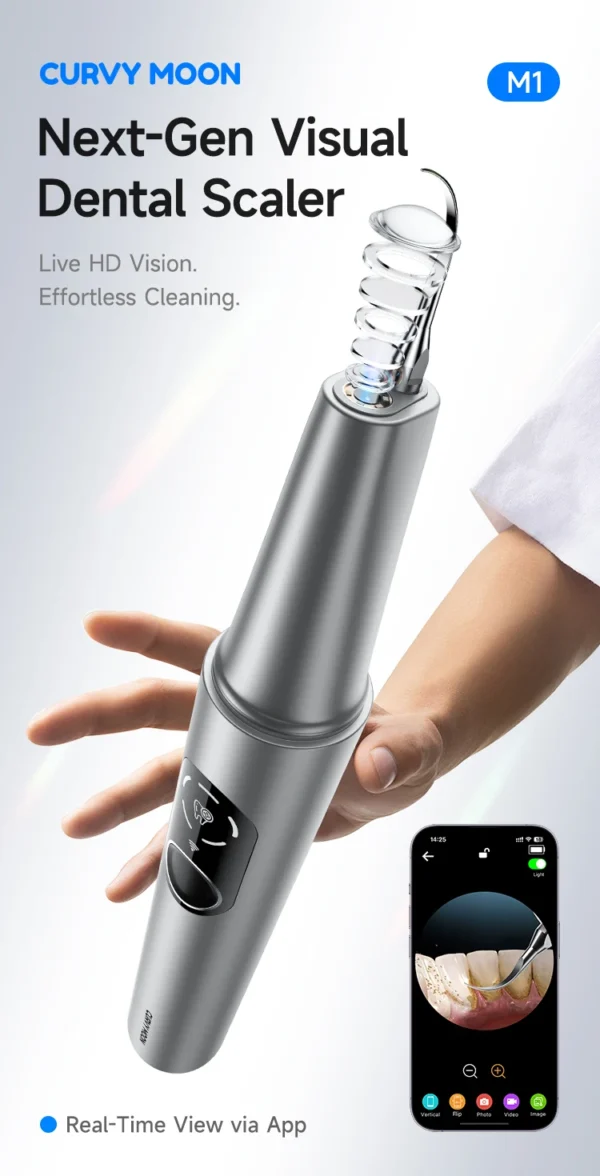 Sad617d893c74451b92938c636e48780fV.webp Visible Ultrasonic Dental Scaler Tartar Remover 5 modes with LED Light Household Teeth Cleaning Tools Dental Cleaner Oral Care