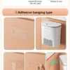8.5/12L Kitchen Wastebasket Wall Mounted Trash Can With Lid Bathroom Trash Bin Garbage Can for Cabinet Under Sink Recycling Bin