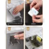 Sb7311e6eec044d7aa02fdf5d7cb8fdc1D.webp Kitchen Stainless Steel Sink Sponges Holder Self Adhesive Drain Drying Rack Kitchen Wall Hooks Accessories Storage Organizer
