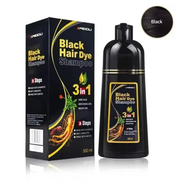 Sb75042e1f1a443ac8ae3af19e560eabad.webp Meidu 3 In 1 Instant Coloring Shampoo Natural Black Color for Men Women Hair Dye Herbal Brown Purple Hair Dye Hair Dye Shampoo