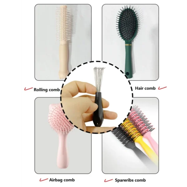 Sb8c7da9615dc4555b1073faa96ac4c16D.webp Comb Hair Brush Cleaner Plastic Handle Cleaning Brush Remover Embedded Beauty Tools Cleaning Products Cleaning Supplies