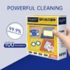 10-100pcs 100-Count Disposable Glasses Cleaning Wipes, for Glasses, Screens, and Lenses
